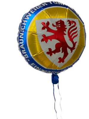 Eintracht Braunschweig Folienballon - Logo - mit Helium befüllbarer Ballon