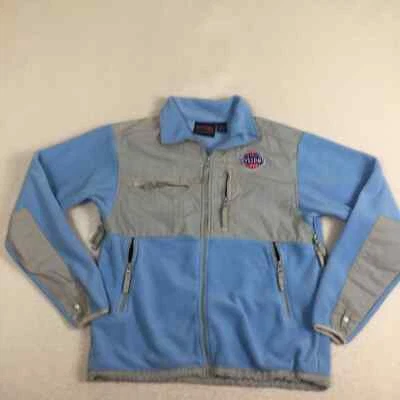 Womens S Detroit Pistons Exclusive Apparel Fleece Jacket Light Blue - Image 1 of 4