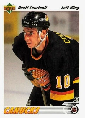 1991-92 Upper Deck Hockey #467 Geoff Courtnall - Image 1 of 2