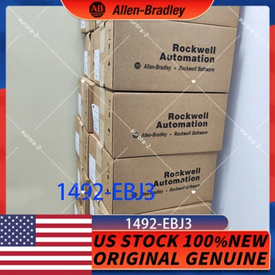 New Sealed Allen Bradley 1492-EBJ3 Block End Barrier Free Shipping - Image 1 of 3