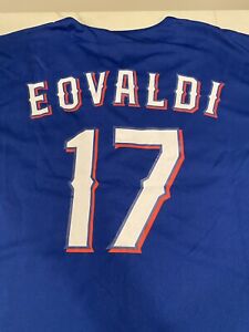 Texas Rangers 2023 WS NATHAN EOVALDI  Jersey *ONLY SIZE XL 5/1/24 SGA -New