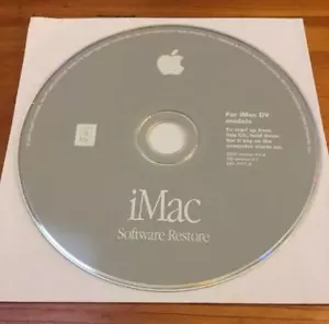 Vintage 2000 iMac DV Macintosh Mac SSW 9.0.4 Software Restore Disc CD 2.1 - Picture 1 of 4