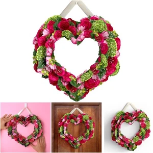 Liebe Pop-Up Rose Herz Kranz 14" Dekor leere Karte - Bild 1 von 8