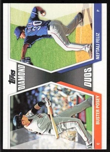 2011 Topps Diamond Duos Series 2 #DD-17 Buster Posey / Neftali Feliz - Picture 1 of 2