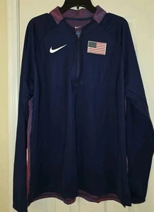 Nike 2021/2023 USA International Team Pro Elite Half Zip Jersey Men XL - Picture 1 of 5