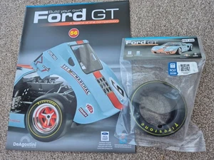1/8 SCALE DEAGOSTINI BUILD YOUR OWN THE FORD GT40 CAR ISSUE PART 56 + MAGAZINE - Picture 1 of 3