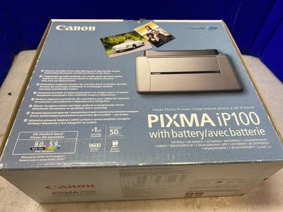 Canon PIXMA iP100 Inkjet Photo Bluetooth Printer USB Mobile - Image 1 of 4