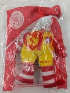 Sealed 2004 McDonald's Ronald McDonald “The Bear” TY Beanie Baby - Picture 1 of 2