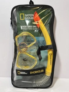National Geographic Maske & Schnorchel Expedition Serie CE Temperatur Linse gelb - Bild 1 von 6
