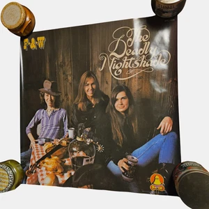 The Deadly Nightshade F&W poster promozionale display 21x22 vintage 1976 Phantom Rock - Foto 1 di 7