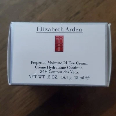 Crema de ojos Elizabeth Arden Perpetual Moisture 24 normal mujer 0,5 oz, nueva, sellada Foto 1 de 3