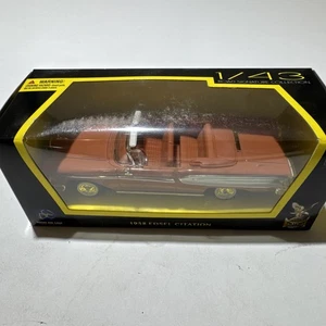 Road Signature 1958 Edsel Citation Salmon 1:43 Diecast Model Car - Picture 1 of 16