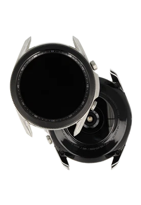 Samsung Galaxy Watch 3 LTE R845 45mm mystic silver - SEHR GUT - OHNE ARMBAND - Bild 1 von 3