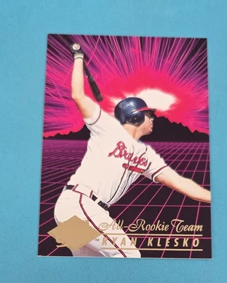 1994 Ultra All-Rookie Team #5 Ryan Klesko Atlanta Braves cartão de beisebol S1 - Imagem 1 de 2