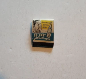 VINTAGE FRONT STRIKE MATCHBOOK NOS "BELFAST SPARKLING WATER" UNIVERSAL MATCH CO. - Picture 1 of 3