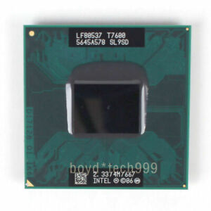 Intel Core 2 Duo T7600 CPU Dual-Core 2.33GHz 4MB 667 MHz Socket M CPU Processor