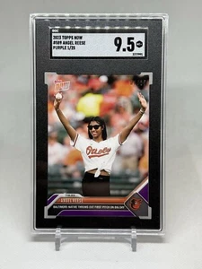 2023 Topps Now Purple #589 Angel Reese Orioles 1/25 SGC 9.5 Mint Mt+ LSU WNBA RC - Picture 1 of 1