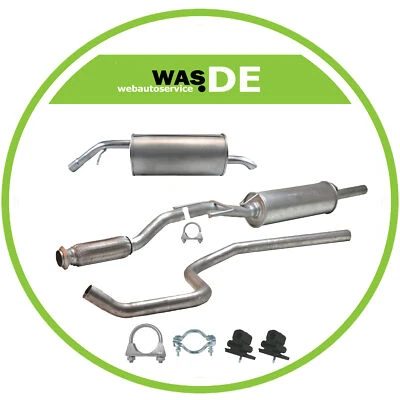 kit pot d'échappement silencieux pour Peugeot 207 CC 208 I Citroen C3 Picasso - Photo 1/4