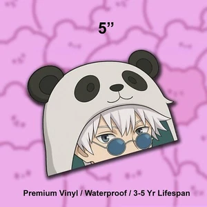 Vinilo pegatina Satoru Gojo Jujutsu Kaisen Panda Peeker Geto Sucana Itadori - Imagen 1 de 2