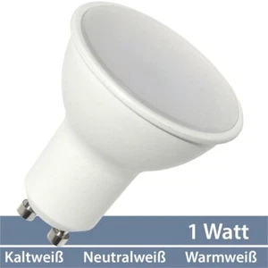 1W GU10 LED Strahler 120 Lumen Spot Leuchtmittel warmweiß neutralweiß kaltweiß - Bild 1 von 3