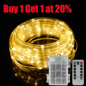 Halloween String Fairy Lights LED Battery Operated Waterproof 8 Mode with Remote - Picture 1 of 24