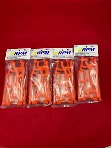 (4) RPM TRAXXAS X-MAXX ORANGE Front Rear Upper Lower SUSPENSION A-ARMS 8s 82358 - Picture 1 of 1