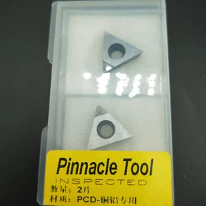 6 piezas TCGT16T308 PCD insertos cnc herramientas de corte piezas de herramienta de torneado para aluminio - Imagen 1 de 5