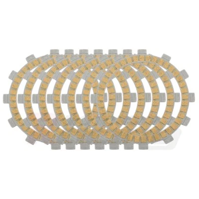 Комплект дисковых пластин фрикционной муфты для Kawasaki KLX250R 1994-96 KLX250S 2006-2018 - Изображение 1 из 4