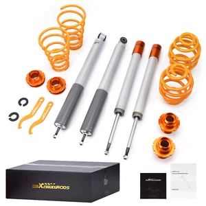 Adjustable Suspension Lowering Shocks Coilovers Kit Fit BMW E30 3 series 82-91 - Picture 1 of 10