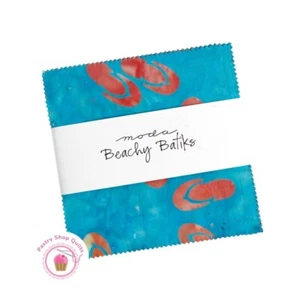 Moda BEACHY BATIKS CHARM PACK 42- 5" squares Quilt Fabric - Picture 1 of 8
