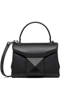 Valentino Garavani Small ONE STUD Nappa-Leather Crossbody/Shoulder Bag - Black - Picture 1 of 14