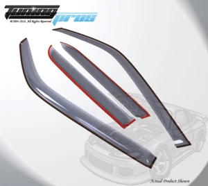 Light Gray Rain Visor Deflector 4pcs Out Channel For Toyota 4Runner 2010-2016 - Picture 1 of 4