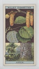 1924 Wills Flowering Trees & Shrubs Tobacco Aspen #6 1g9