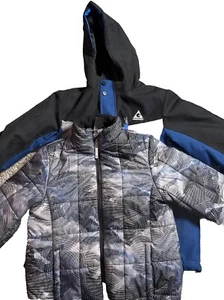 Gerry Boys Youth System Set of 2 Jackets Medium Size 10-12 Blue Black Gray - Picture 1 of 24