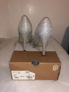 Call It Spring (Magnia) Silver Platform Pumps - Picture 1 of 7