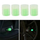 Car Wheel Prank Valve Cap Set 4 Luminous Glow Dust Covers For Vehicles