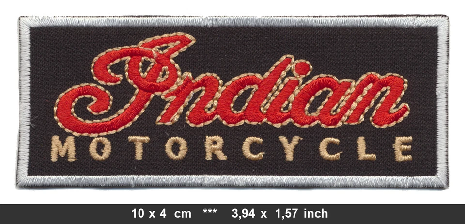 INDIAN Patch Embroidered Sew Iron Motorcycles Chopper Cruiser V2 USA v5 Foto 1 de 1