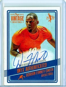 2021-22 Onyx Authenticated Vintage DORIAN FINNEY-SMITH AUTO Autograph Mavericks