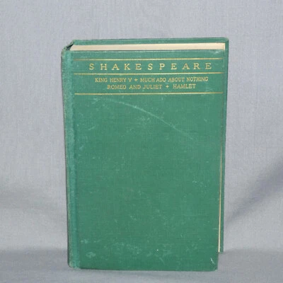 Shakespeare II Vintage Hardcover Book Henry V Hamlet Romeo & Juliet Much Ado Foto 1 de 4