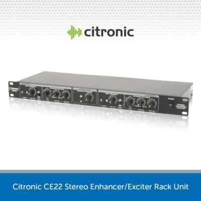 Citronic CE22 Stereo Enhancer/Exciter Professional 19" Rack Unit PA Live Sound - Image 1 of 4
