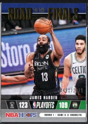 2021-22 Panini NBA Hoops Road to the Finals First Round /2021 James Harden #33 - Image 1 of 2