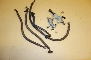 Kawasaki zxr400 zxr 400 H1 various brake parts lines joiner cylinder damaged - Picture 1 of 7