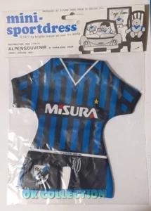 VECCHIO GADGET VINTAGE 1977 CALCIO FOOTBALL MINI MAGLIETTA PER AUTO : INTER - Picture 1 of 3