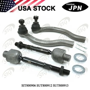 For 2013 - 2019 Acura ILX Front Left & Right Inner & Outer Tie Rod Ends 4PC Kit - Bild 1 von 12