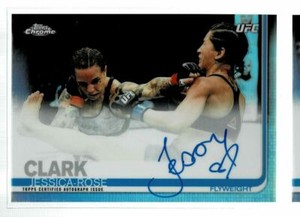 2019 Jessica-Rose Clark Topps UFC Chrome FA-JRC AUTOGRAPH Auto AU Signed MMA 