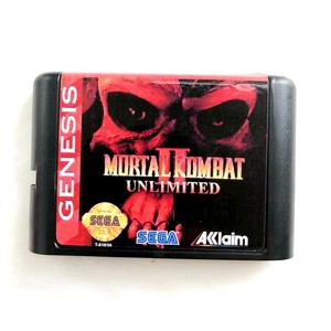 Mortal Kombat 2 Unlimited 16 Bit MD Memory Card For SEGA Genesis Megadrive 