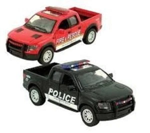 Die Cast 2013 Ford F-150 SVT Raptor Supercrew - Red Fire & Rescue Truck - 1:46 - Picture 1 of 1