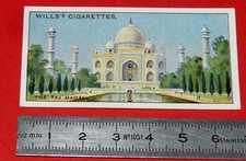   1924 WILLS CARD CIGARETTES DO YOU KNOW N°9 TAJ MAHAL ARCHITECTURE 