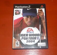 Tiger Woods PGA Tour 2004 (Sony PlayStation 2, 2003 PS2)-No Manual