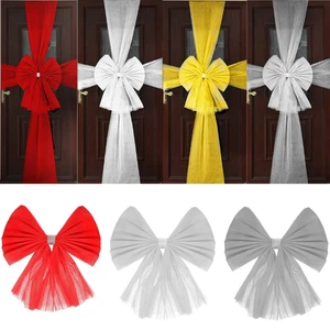 2025 Front Door Bow Christmas Wedding Traditional Make Doors Decoration Festive - Picture 1 of 7